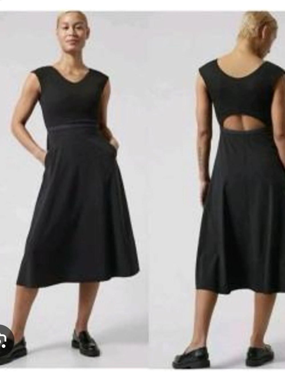 Athleta Ryder dress in Black